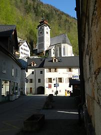 Blick zum Hotel Heritage