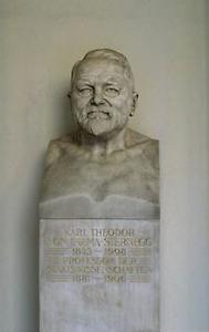 Karl Theodor von Inama-Sternegg. Porträtbüste im Arkadenhof der Universität Wien., © Photoarchiv Dr. Herbert Schillinger.