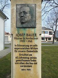 Gedenkstein für Josef Bauer
