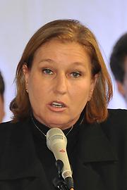 Die israelische Justizministerin Tsipi Livni