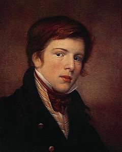 Leopold Kupelwieser, Selbstporträt im Alter von 17 Jahren. Gemälde, um 1813., © Privatbesitz, für AEIOU