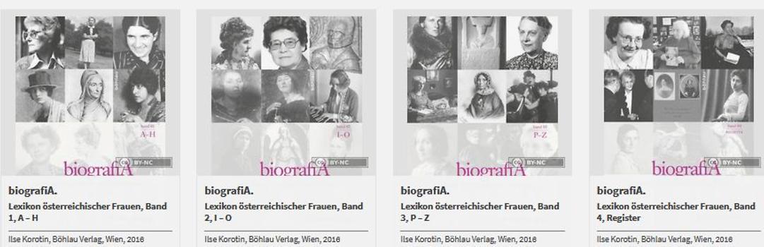 4 Bände Österreichische Frauen, Böhlau