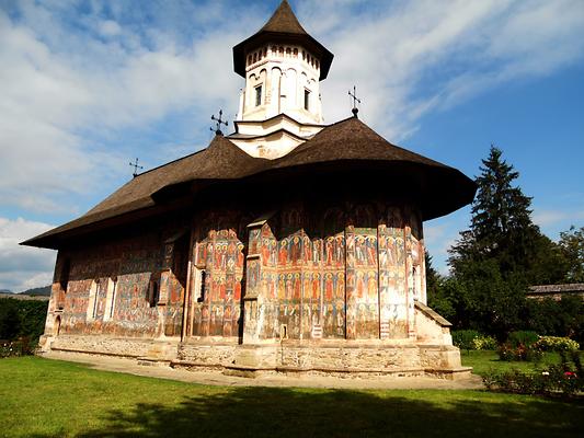 Das berühmte Kloster Moldovita