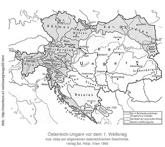 Österreich-Ungarn vor dem 1. Weltkrieg