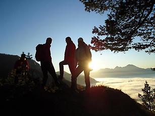 Sonnenaufgang im Sengsengebirge.