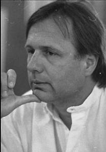 Dietmar Pflegerl. Foto, 1988., © Copyright Die Presse/Harald Hofmeister, für AEIOU.