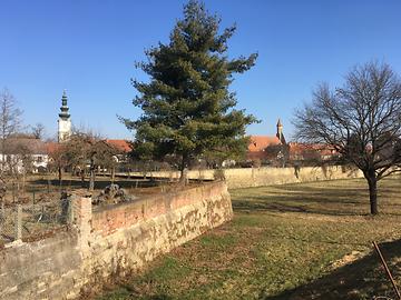 Vorstadtbastei mit Kurtine und Kapuzinerkirche