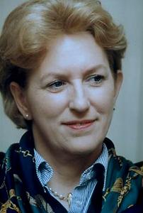 Maria Rauch-Kallat. Foto, 1995., © Copyright Pressedienst der Österreichischen Volkspartei, Wien, Foto Renate Apostel, für AEIOU.