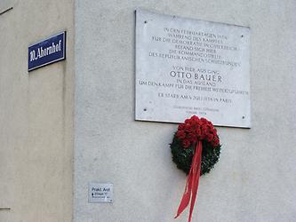 Gedenktafel für Otto Bauer