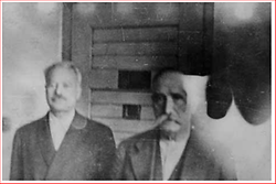 Louis (links) mit christlich-sozialem Kunschak in den Händen der Gestapo