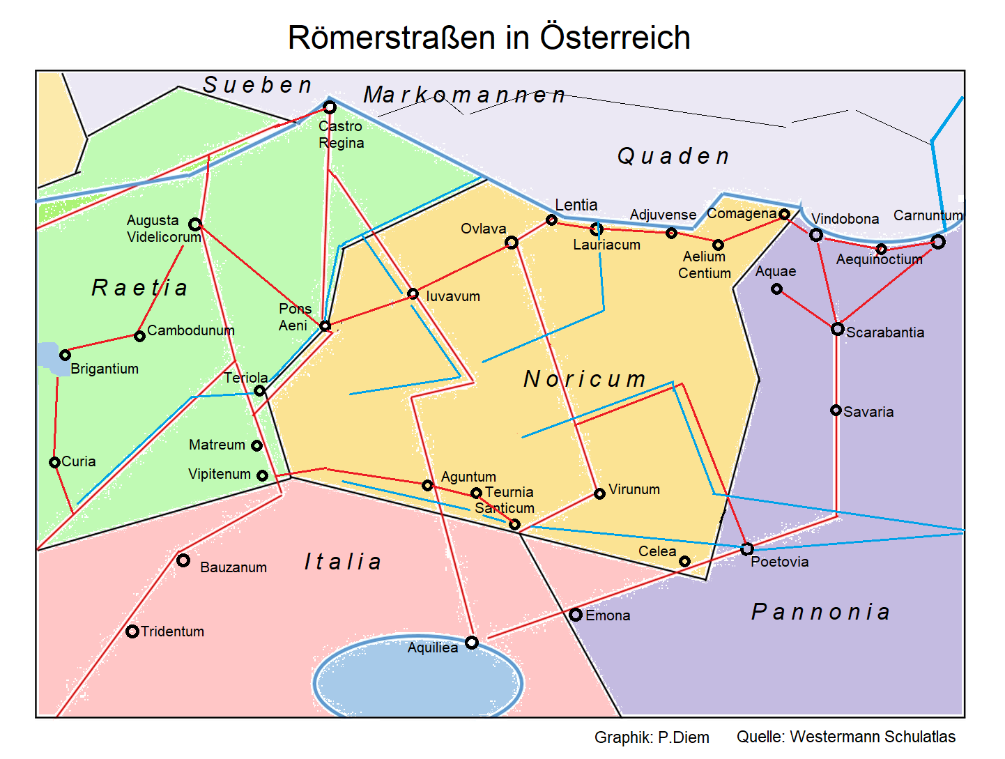 Römerstraßen | AEIOU Österreich-Lexikon im Austria-Forum