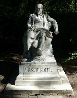 Jakob Emil Schindler, Denkmal im Stadtpark, Wien 1., Foto: Walter Pachl 2017