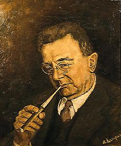 Franz Schmidt. Gemälde von H. Kamper (Archiv der Wiener Philharmoniker, Wien)., © Copyright Archiv der Wiener Philharmoniker, Wien, für AEIOU.