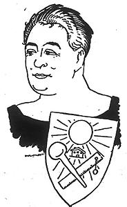 Eugenie Schwarzwald. Karikatur zum 25-jährigen Jubiläum ihrer pädagogischen Tätigkeit, 1926., © Bildarchiv ÖNB, für AEIOU.