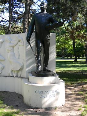 Carl Michael Ziehrer - Denkmal an der Prater Hauptallee