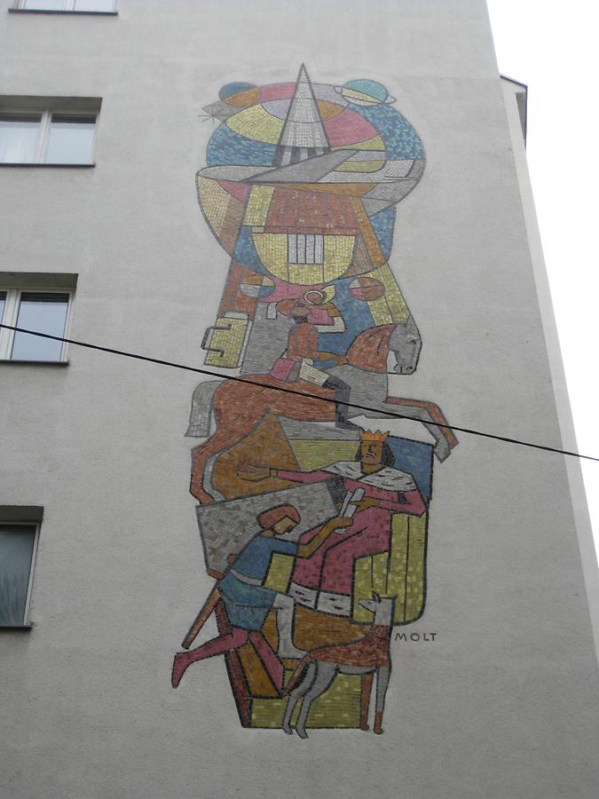 Wandmosaik von Franz Molt