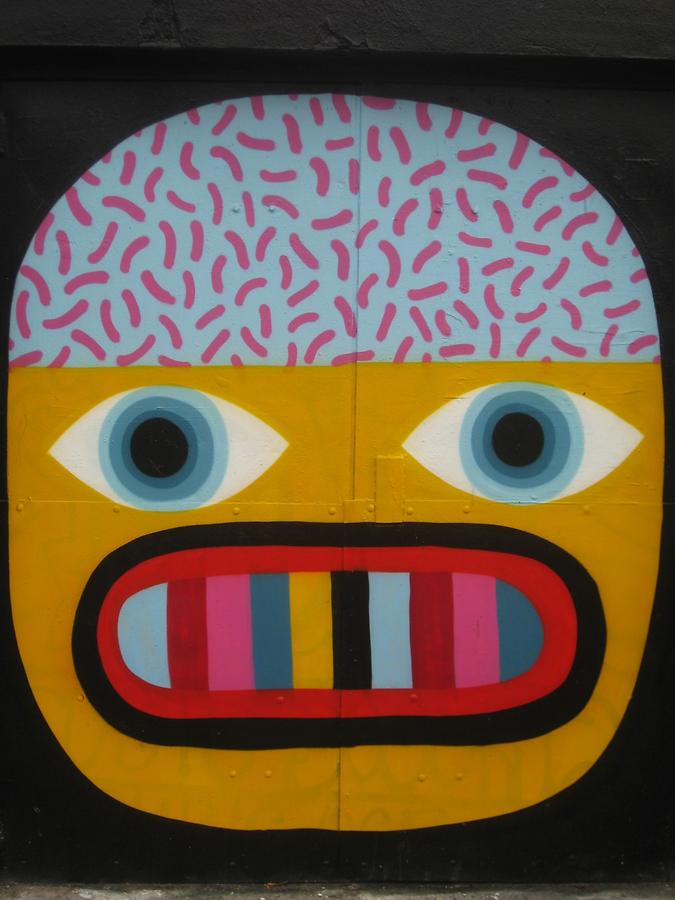 Street Art Graffito von David Shillinglaw 2016