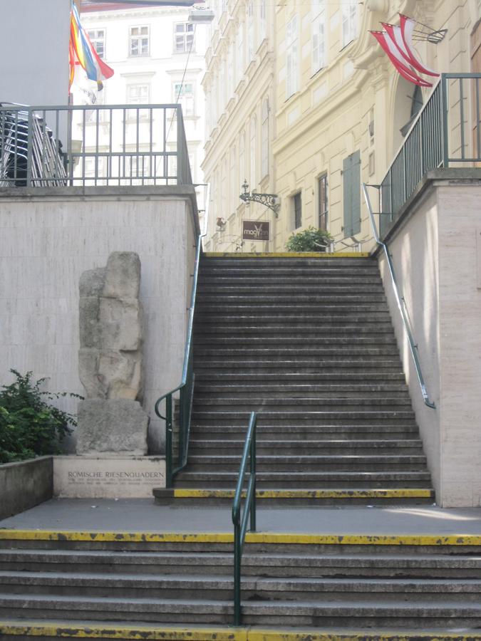 Theodor Herzl-Stiege zwischen Marc Aurel-Straße und Sterngasse