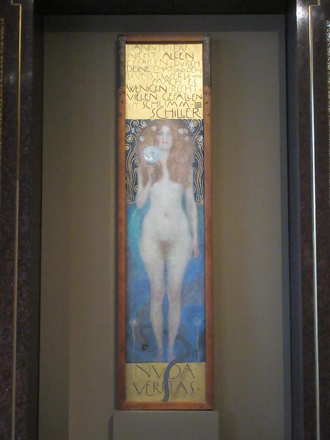 'Nuda Veritas' von Gustav Klimt 1899 'Nuda Veritas' von Gustav Klimt 1899