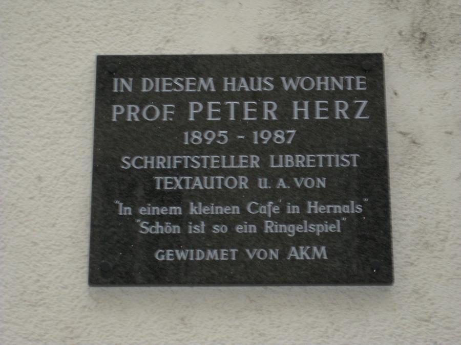 Peter Herz Gedenktafel