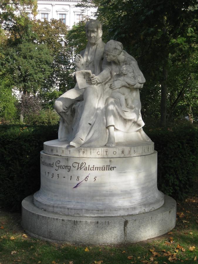 Ferdinand Georg Waldmüller Denkmal von Josef Engelhart