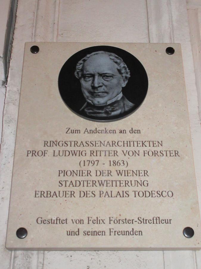 Ludwig Ritter von Förster Gedenktafel