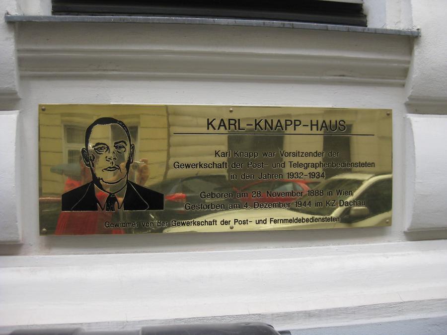 Karl Knapp Gedenktafel