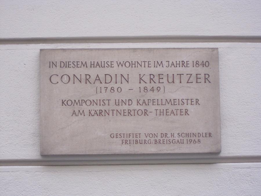 Conradin Kreutzer Gedenktafel