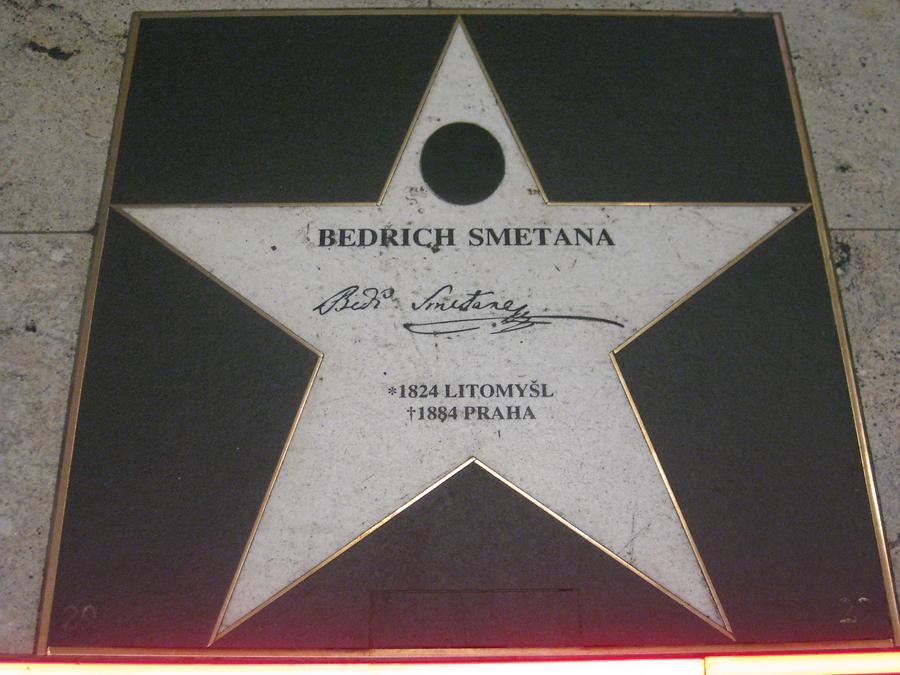 Bedrich Smetana-Gedenkstern