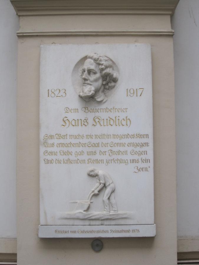 Hans Kudlich Gedenktafel