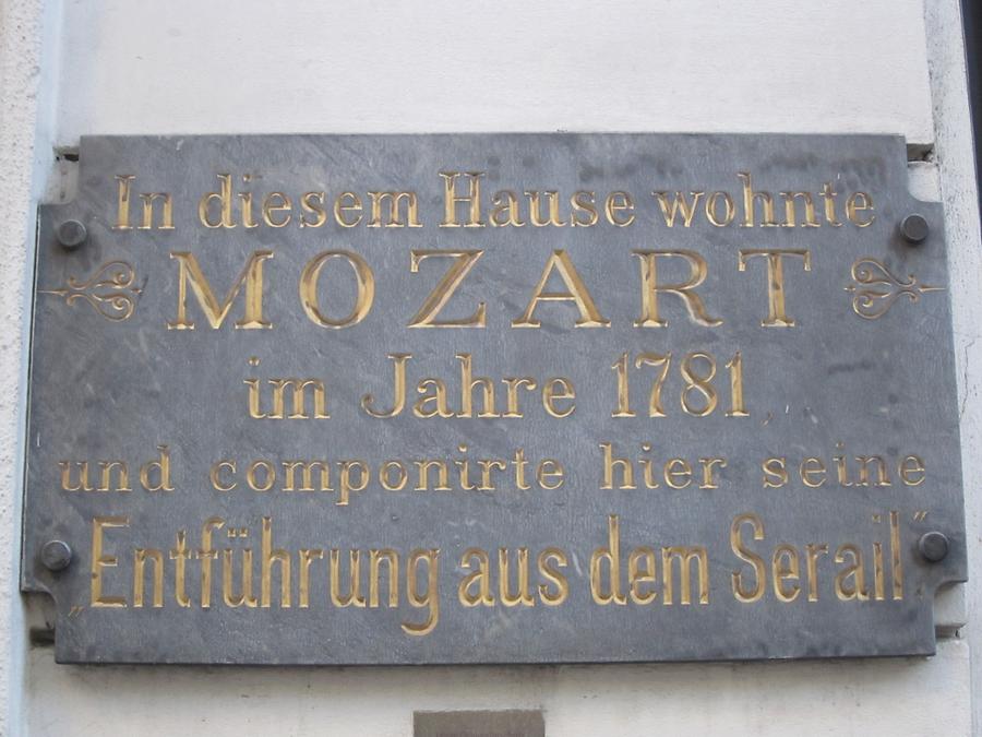 Mozart Gedenktafel