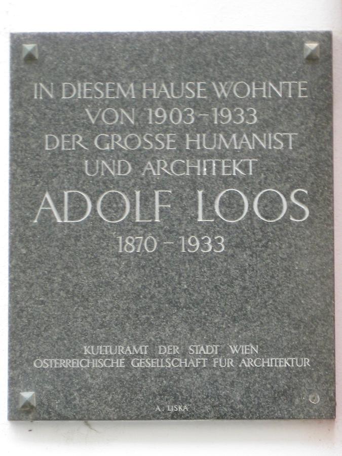 Adolf Loos Gedenktafel