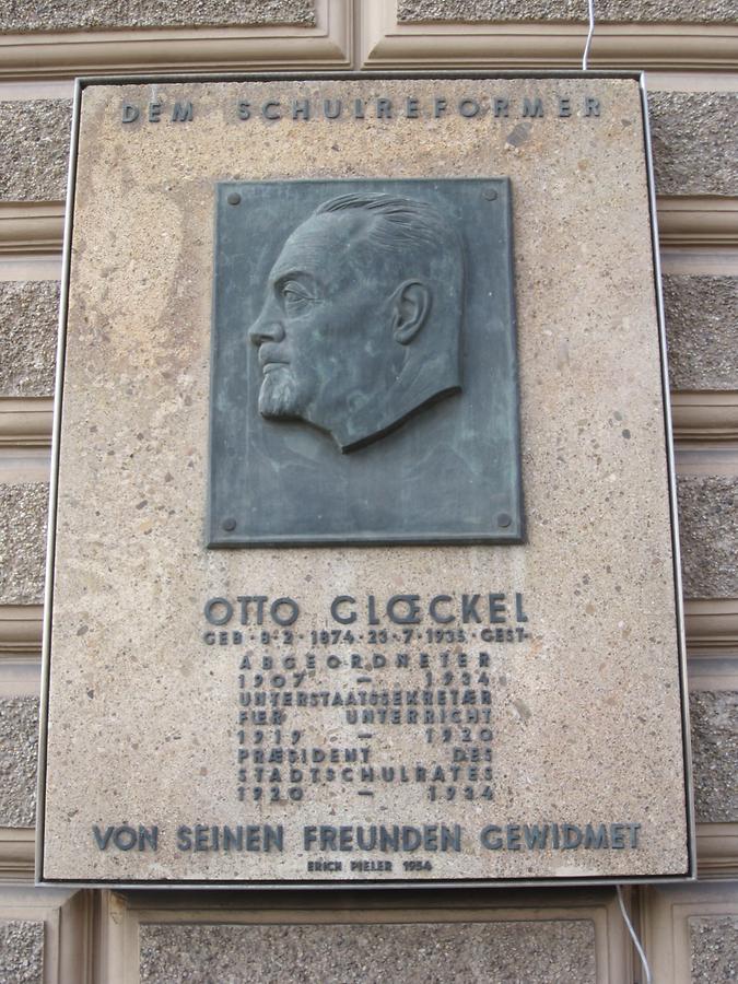 Otto Glöckel Gedenktafel