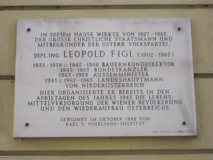 Leopold Figl Gedenktafel