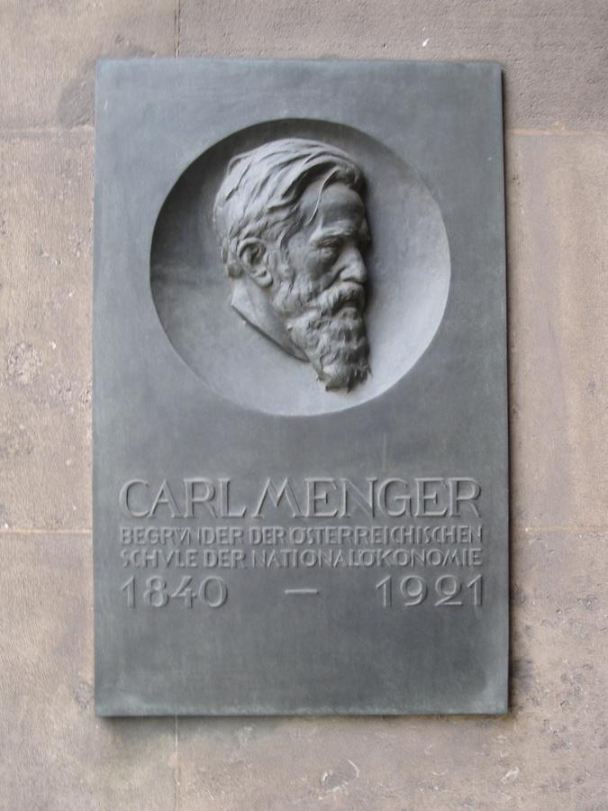 Carl Menger Gedenktafel