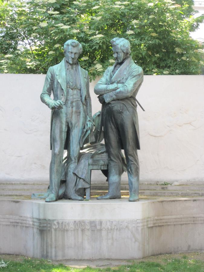 Denkmal Johann Strauß-Vater und Josef Lanner