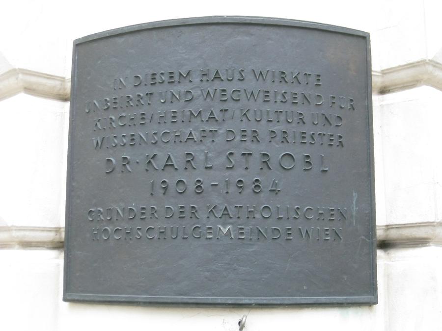 Karl Strobl Gedenktafel