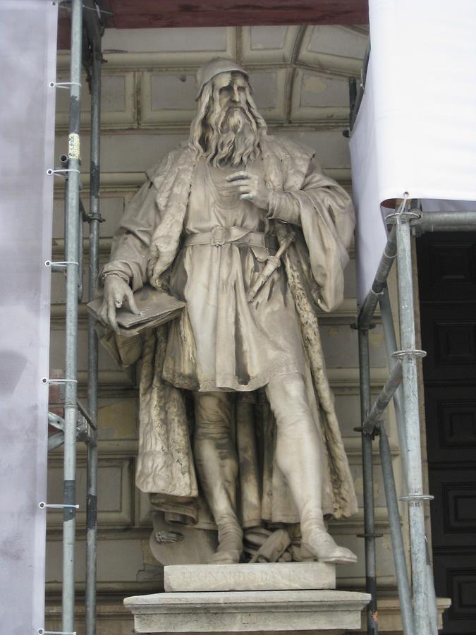 Leonardo da Vinci Denkmal E. v. Hofmann