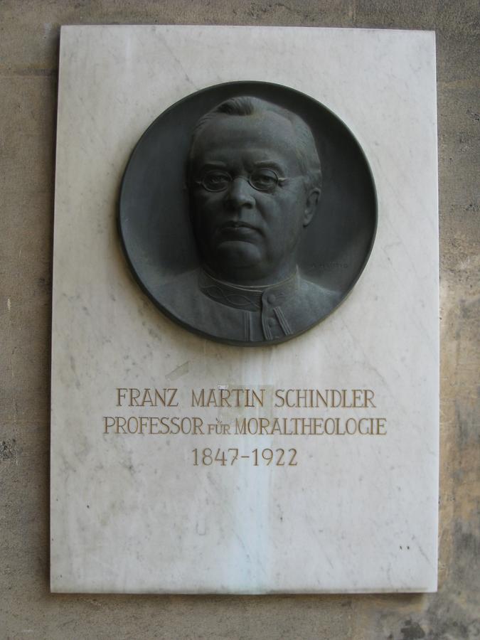 Franz Martin Schindler Gedenktafel
