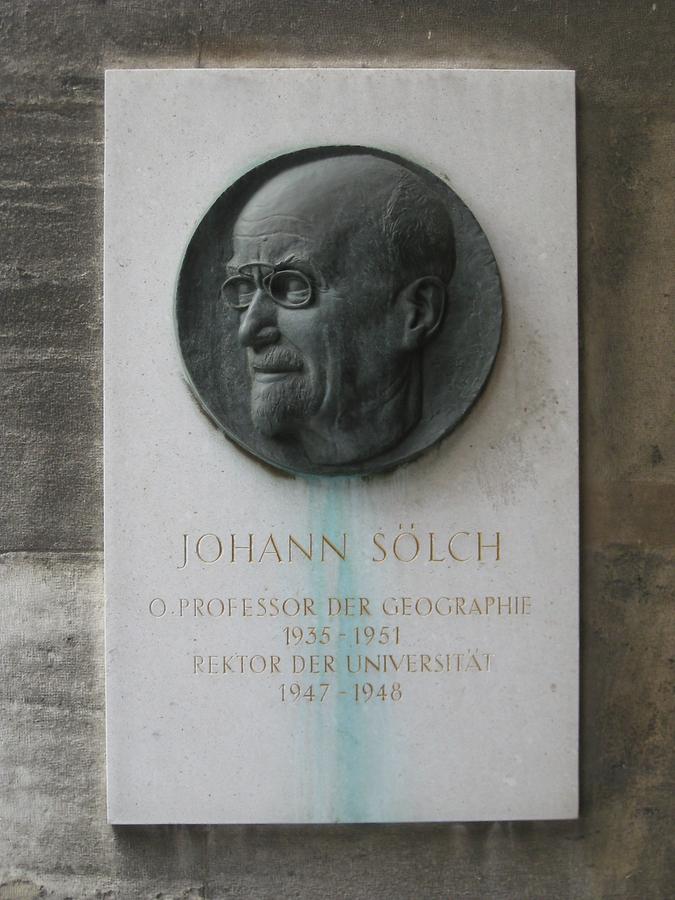 Johann Sölch Gedenktafel