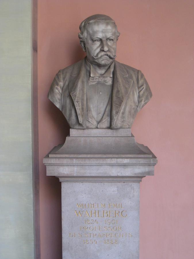 Wilhelm Emil Wahlberg Gedenkbüste