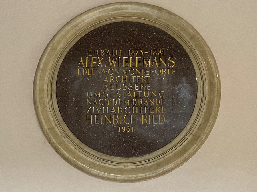 Alexander Wielemans- und Heinrich Ried Gedenktafel Alexander Wielemans- und Heinrich Ried Gedenktafel