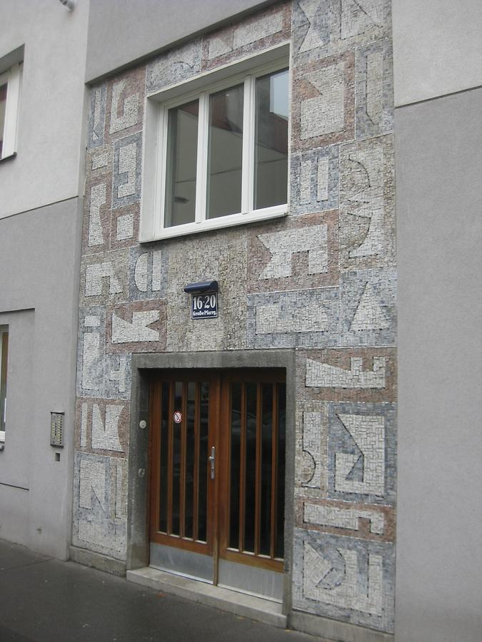 Mosaik 'Ornamentale Flächeneinteilung' von Theobald Schmögner 1959