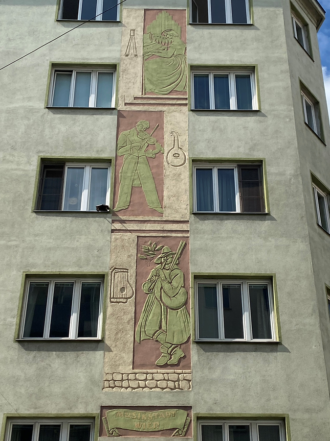 Sgraffito Musikstadt Wien