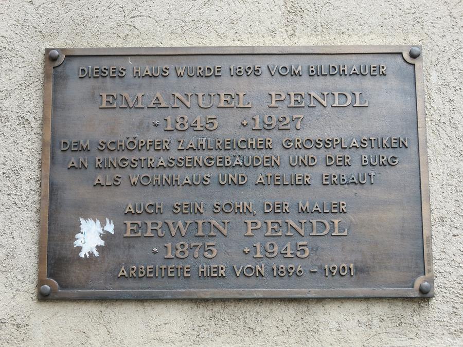 Emanuel Pendl- und Erwin Pendl Gedenktafel