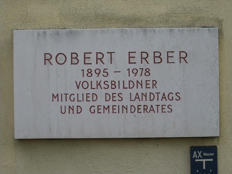 Robert Erber Gedenktafel