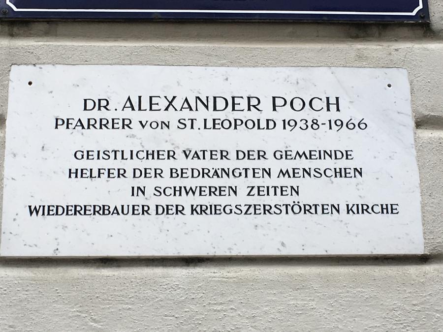 Alexander Poch Gedenktafel