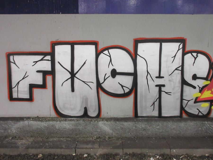Graffito 'Fuchs'