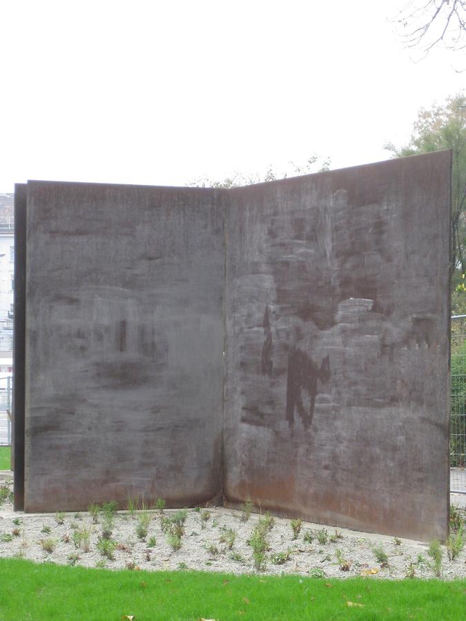 Rostige Wand-Plastik 'Grenzen' von Bahruz Heschmat