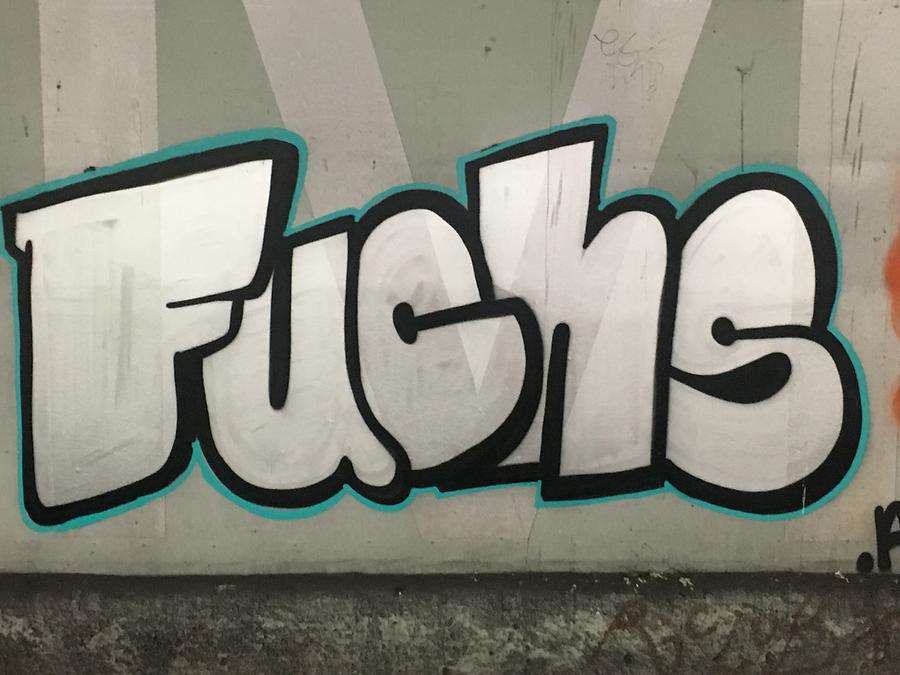 Graffito 'Fuchs'